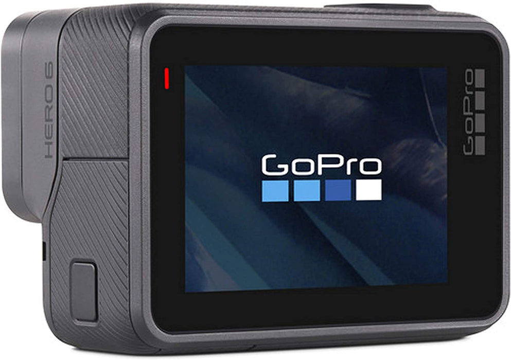 GoPro HERO6 Black + Extra Battery - E-Commerce Packaging - Waterproof Digital Action Camera with Touch Screen 4K HD Video 12MP Photos Live Streaming Stabilization