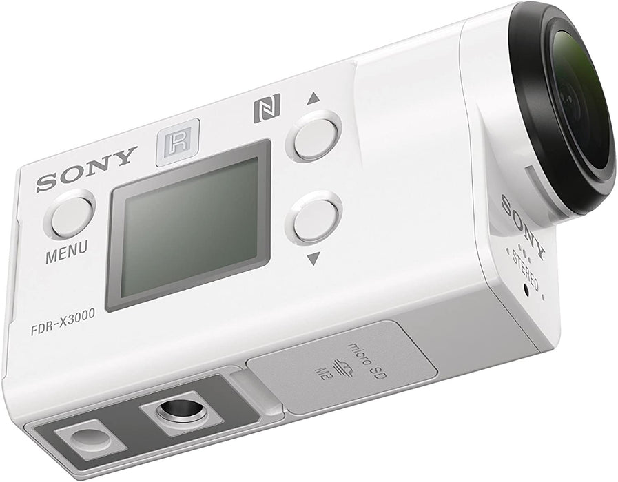 Sony FDRX3000/W Underwater Camcorder 4K, White
