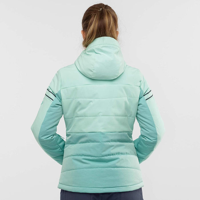 Salomon Edge Women's Ski Jacket, Icy Morn/Heather