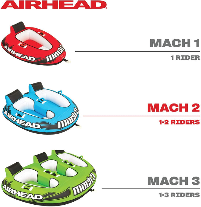Airhead Mach | Towable Tube for Boating - 1, 2