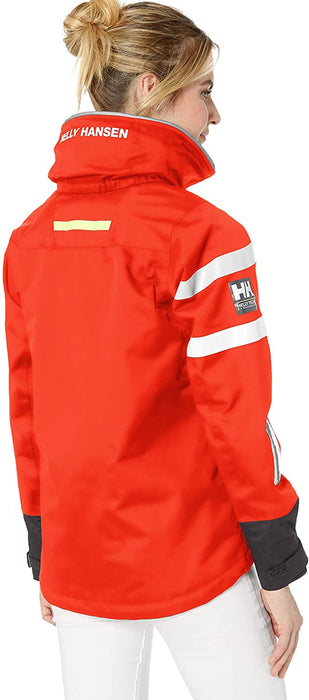 Helly Hansen Women's Salt Waterproof Windproof Breathable Performance Sailing Rain Jacket with Hood