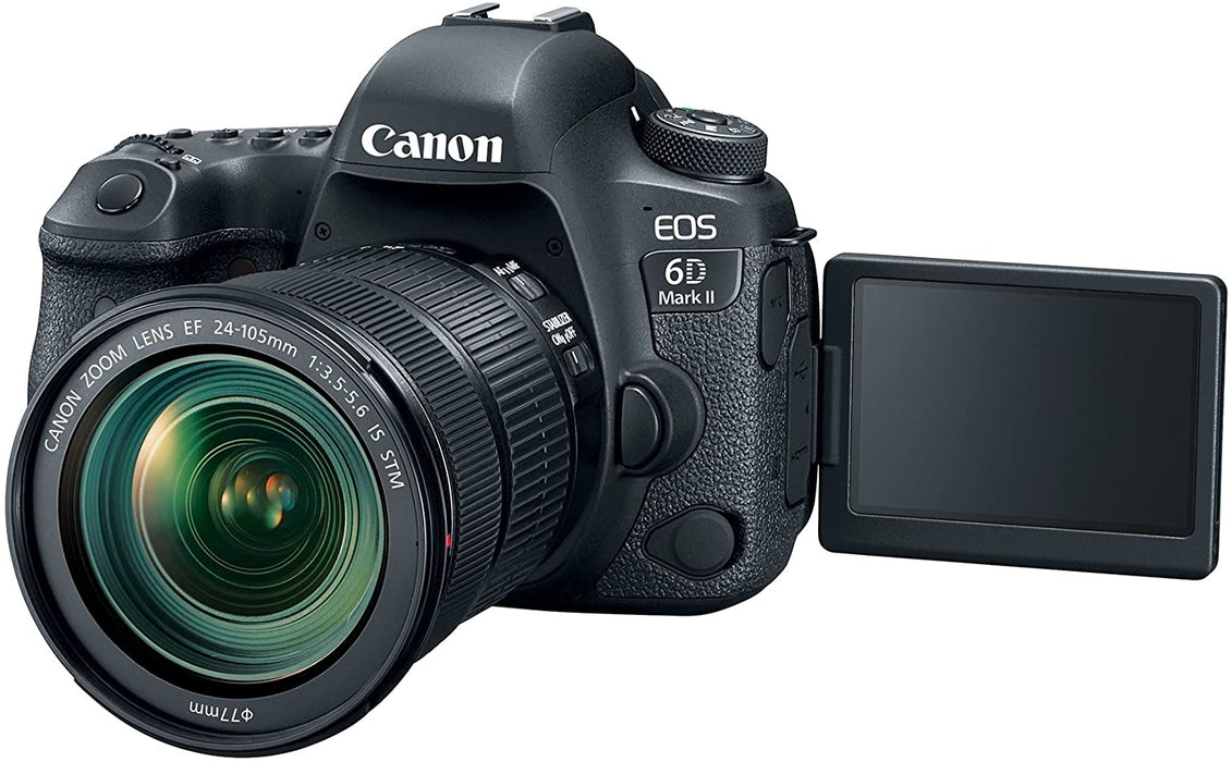Canon EOS 6D Mark II with EF 24-105mm IS STM Lens - WiFi Enabled (Renewed)