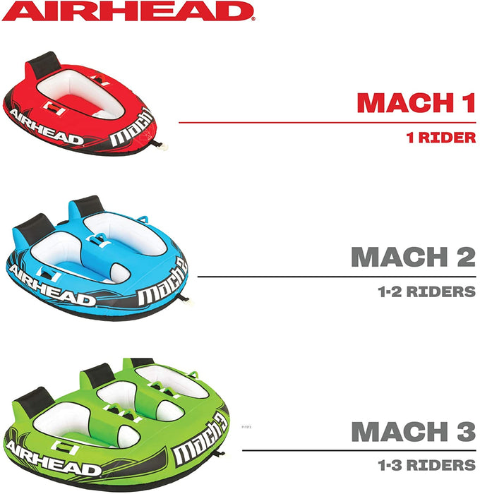 Airhead Mach | Towable Tube for Boating - 1, 2