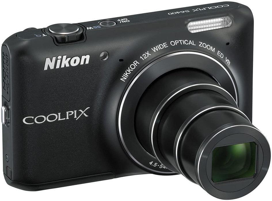 Nikon COOLPIX S6400 16 MP Digital Camera with 12x Optical Zoom and 3-inch LCD (Silver) (OLD MODEL)