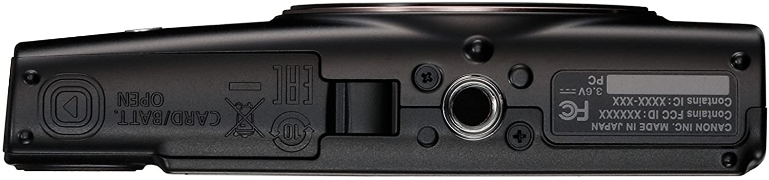Canon PowerShot ELPH 360 Digital Camera w/ 12x Optical Zoom and Image Stabilization - Wi-Fi & NFC Enabled (Black)