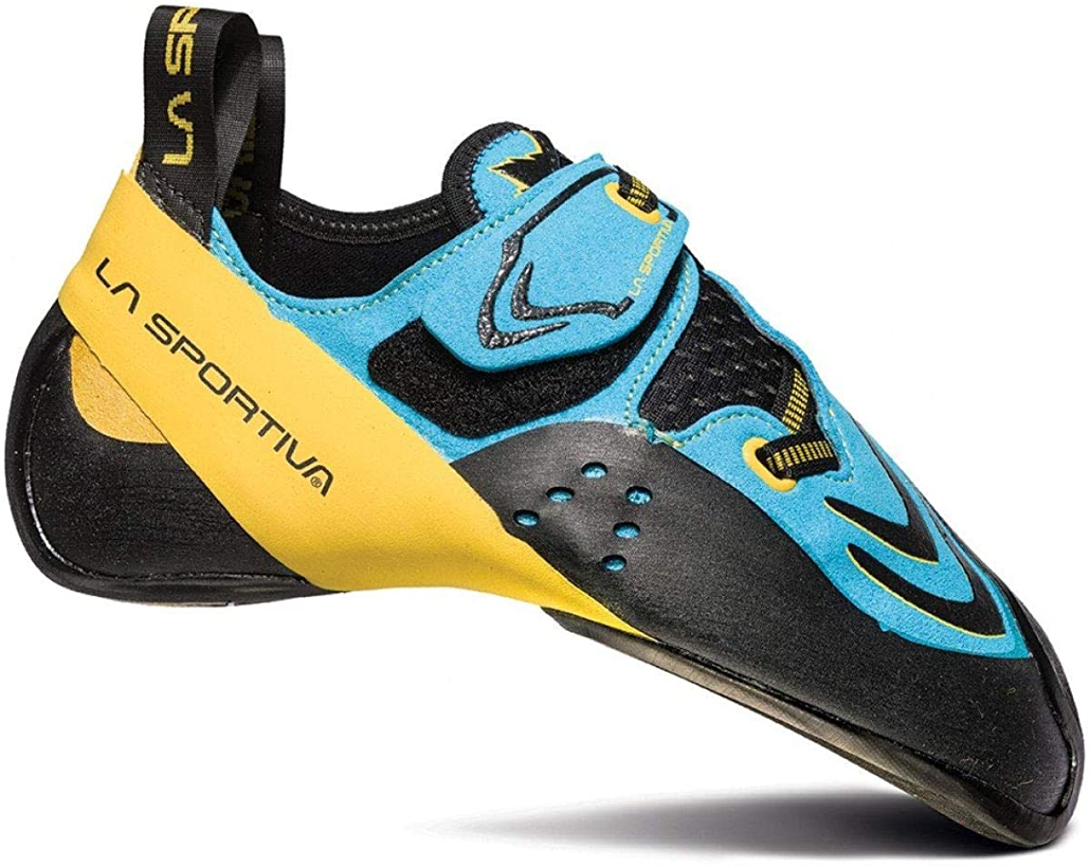 La Sportiva Futura Climbing Shoe Blue/Yellow, 41.0