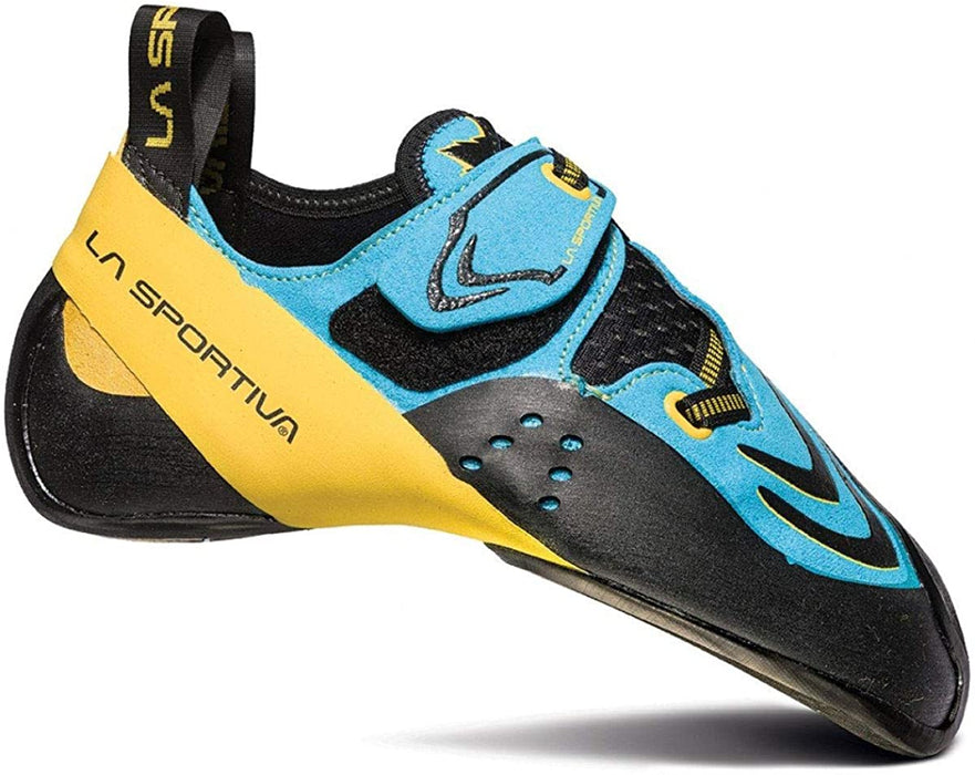 La Sportiva Futura Climbing Shoe Blue/Yellow, 41.0