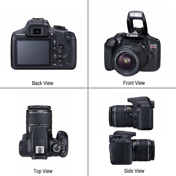 Canon EOS Rebel T6 Bundle With EF-S 18-55mm f/3.5-5.6 IS II Lens + Advanced Accessory Kit - Including EVERYTHING You Need To Get Started