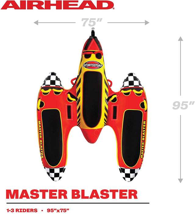 Sportsstuff Master Blaster | 1-3 Rider Towable Tube for Boating