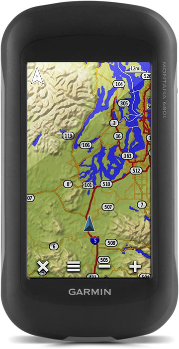 Garmin Montana 680t, Touchscreen Hiking Handheld, GPS/GLONASS and Preloaded TOPO Maps