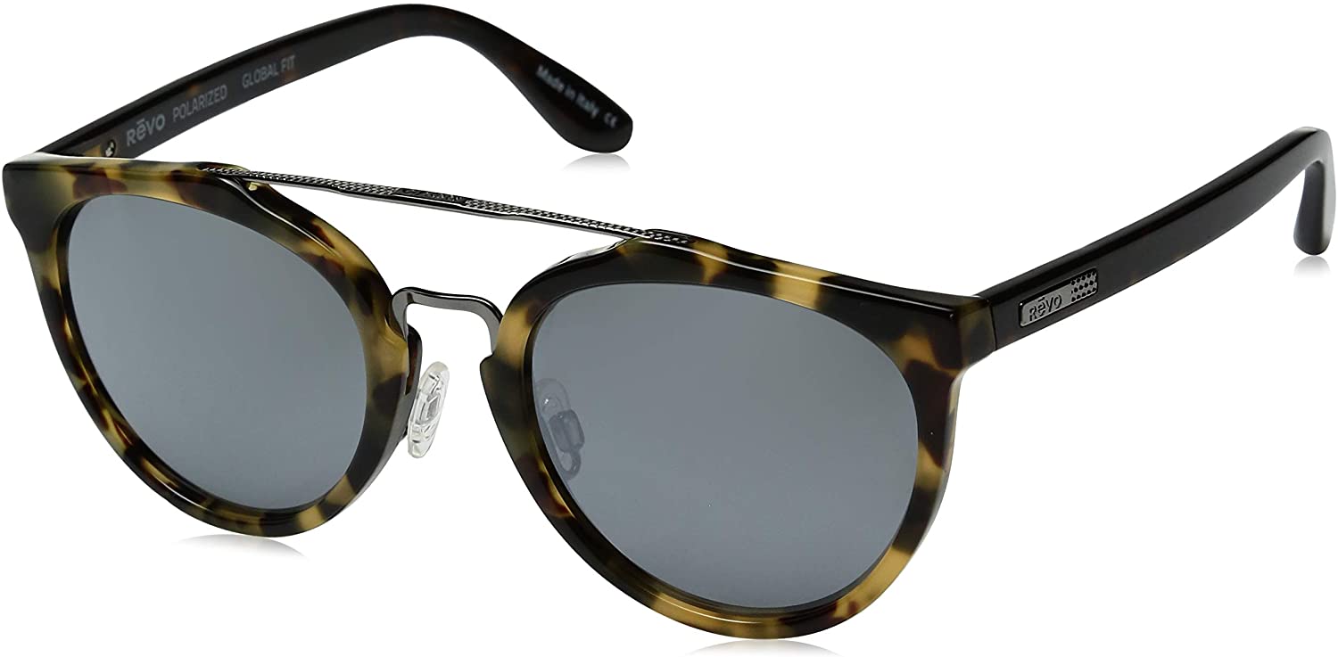 Revo Kingston 52mm High Contrast Polarized Serilium 6-Base Lens Technology Sunglasses, part of the Global Fit Collection