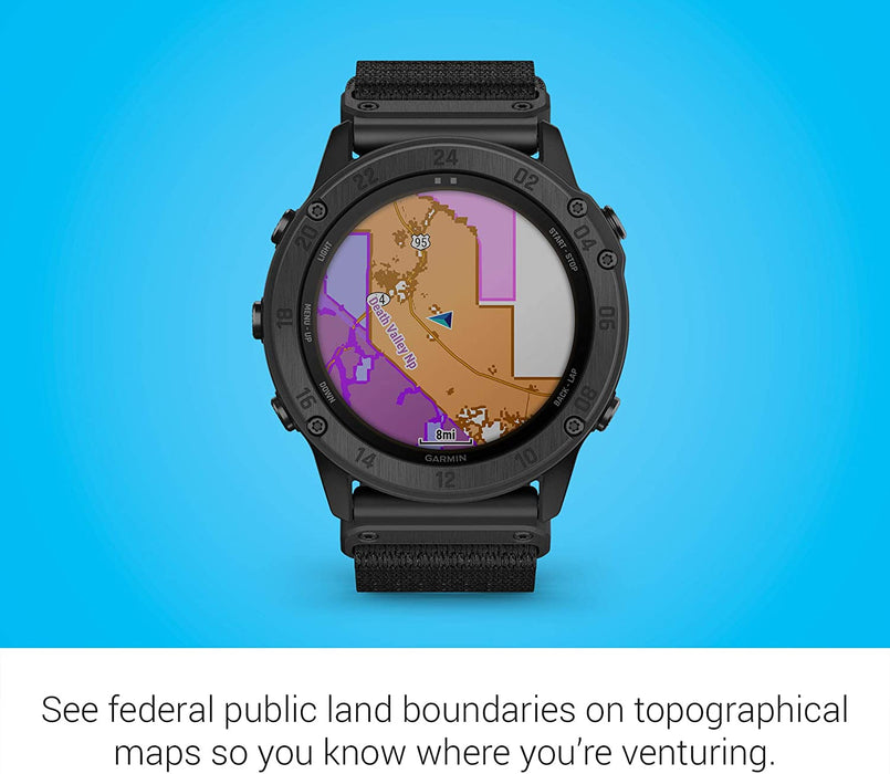 Garmin tactix Delta Solar, Solar-Powered Specialized Tactical Watch, Ruggedly Built to Military Standards, Night Vision Compatibility