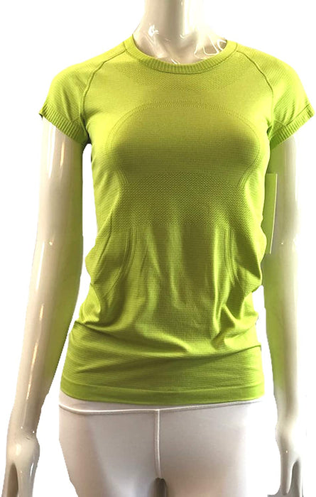 Lululemon Run Swiftly TECH SS Crew - LCDL/WHT (Size 6)