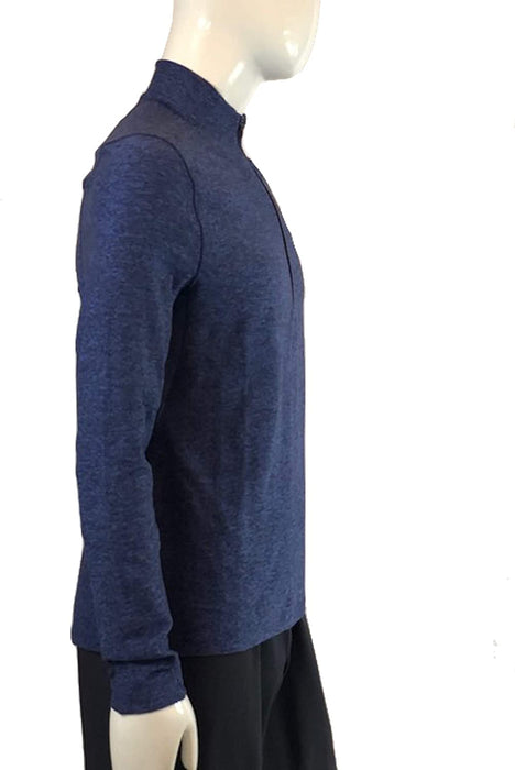 Lululemon Surge Warm 1/2 Zip - HEMR/BLK