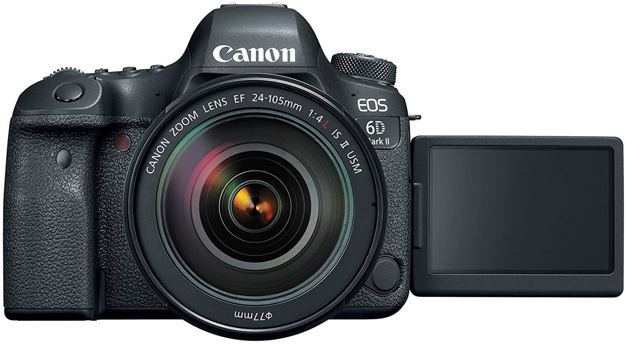 Canon EOS 6D Mark II with EF 24-105mm IS STM Lens - WiFi Enabled (Renewed)