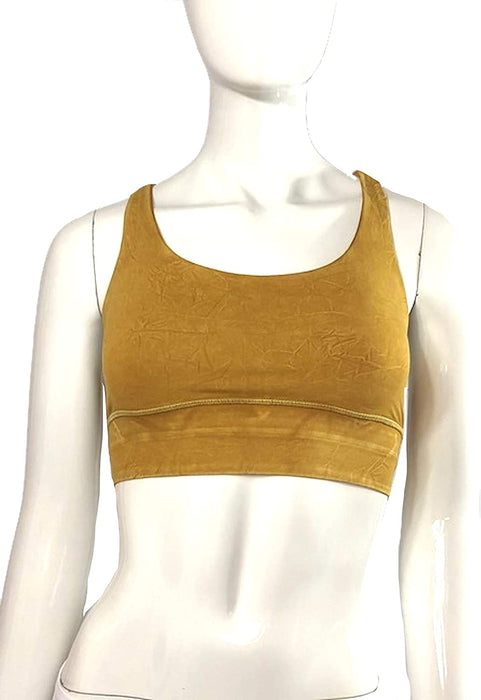 Lululemon Energy Bra Long LINE NULUX WASH - ICWO (Ice Wash Spiced Bronze)