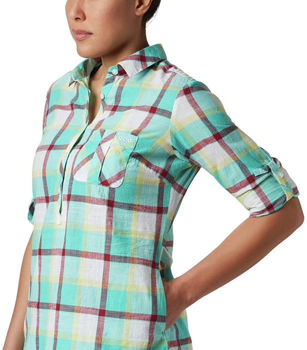 Columbia Womens Coral Springs Ii Woven Long Sleeve