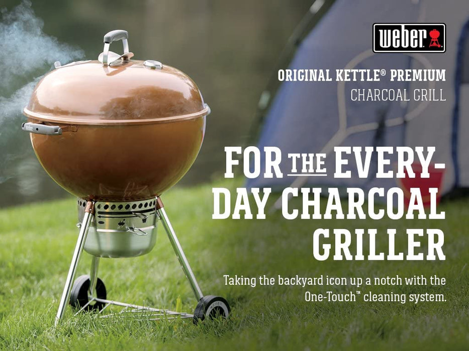 Weber Original Kettle Premium Charcoal Grill, 22-Inch