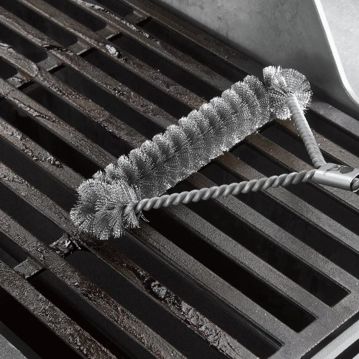 Weber 6494 12-Inch 3-Sided Grill Brush, Black
