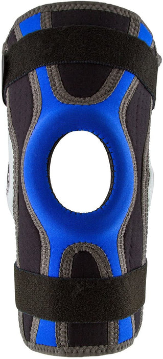 Body Glove Sports Wrap Knee Brace - Injury Prevention Removable Bilateral Hinges - Knee Wrap Supports Mild ACL, PCL, MCL Sprains - Patella and Meniscus Tear Pain Relief (Green