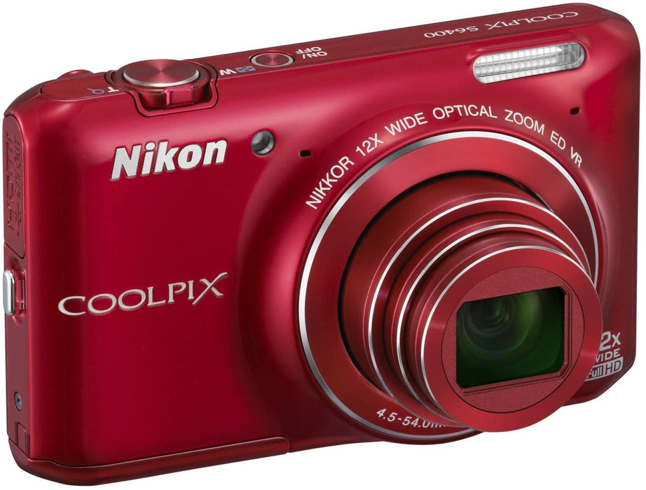 Nikon COOLPIX S6400 16 MP Digital Camera with 12x Optical Zoom and 3-inch LCD (Silver) (OLD MODEL)