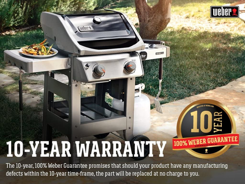 Weber 44010001 Spirit II E-210 2-Burner Liquid Propane Grill