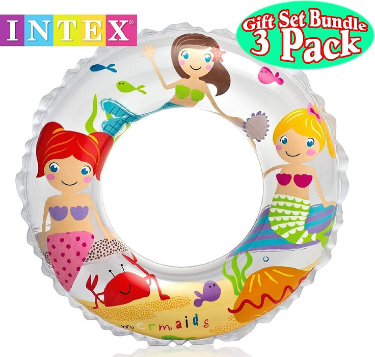 Intex Ocean Reef Transparent Swim Rings Dinosaurs