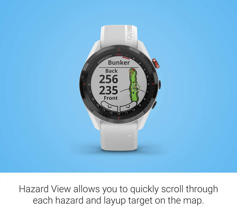 Garmin Approach S62, Premium Golf GPS Watch, Built-in Virtual Caddie, Mapping and Full Color Screen