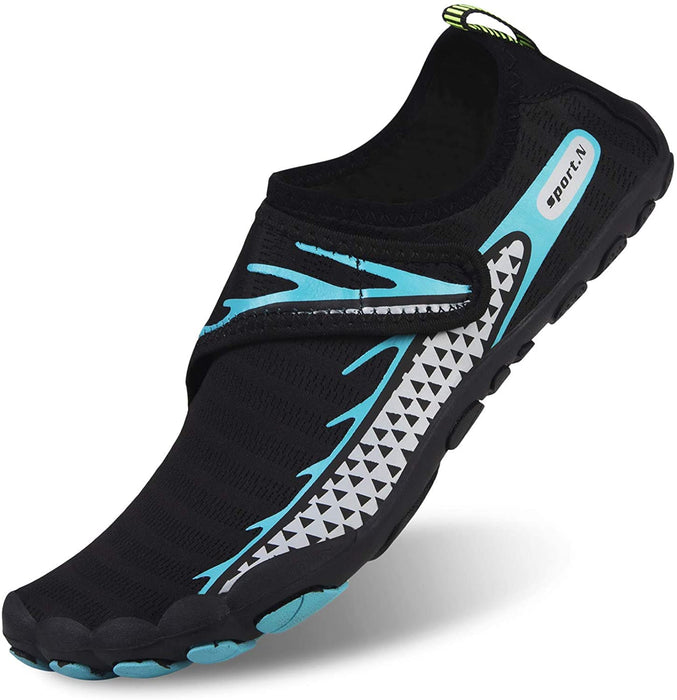 Mens Water Shoes Quick Dry Beach Swim Shoes Barefoot Pool Aqua Socks Shoes for Surf Diving Outdoor Hiking Walking Water Sport