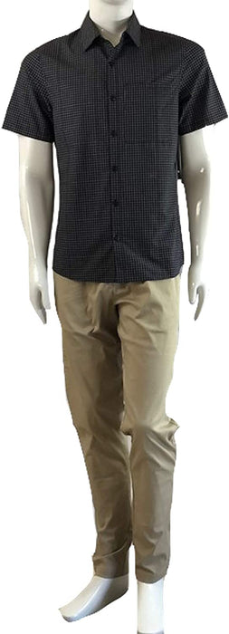 Lululemon Grid Light SS Shirt - BLK/SESL