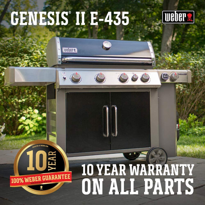 Weber 62016001 Genesis II E-435 4-Burner Liquid Propane Grill