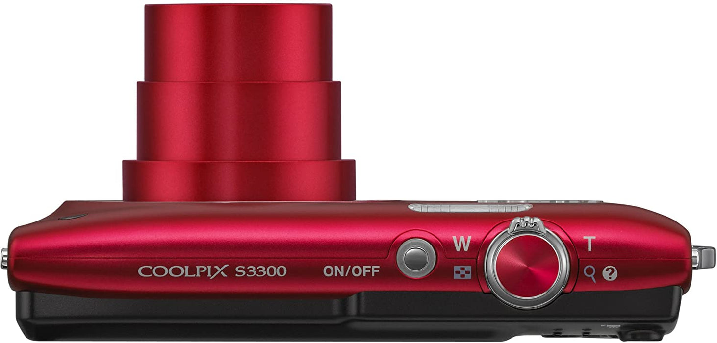 Nikon COOLPIX S3300 16 MP Digital Camera with 6x Zoom NIKKOR Glass Lens and 2.7-inch LCD (Black)