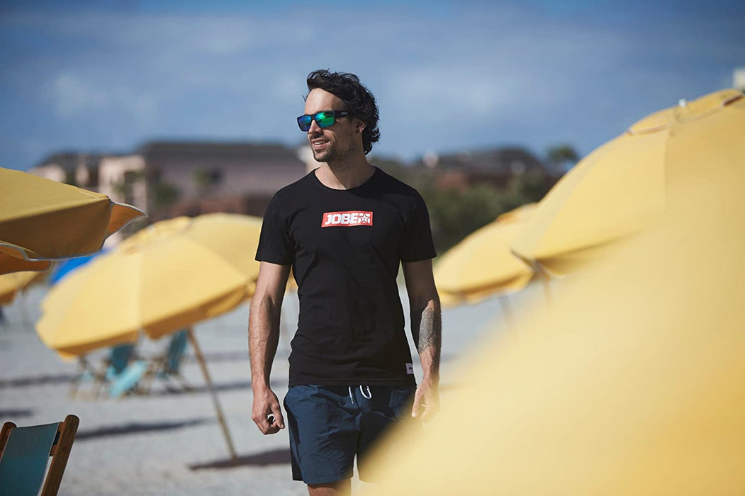 Jobe Beam Floatable Glasses Black-Smoke - Unisex - Floatable Sunglasses - UV Sun Protection and SPF Properties