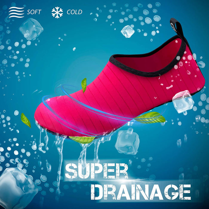 SIMARI Water Shoes Womens and Mens Quick-Dry Aqua Socks Barefoot for Outdoor Beach Swim Surf Yoga Exercise SWS001