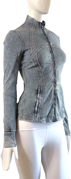 LULULEMON DEFINE JACKET NULUX WASH - IWAG (Ice Wash Asphalt Grey)