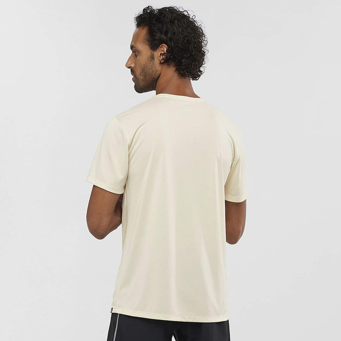 Salomon Men's Standard Agile Graphic TEE M, alloy/Heather