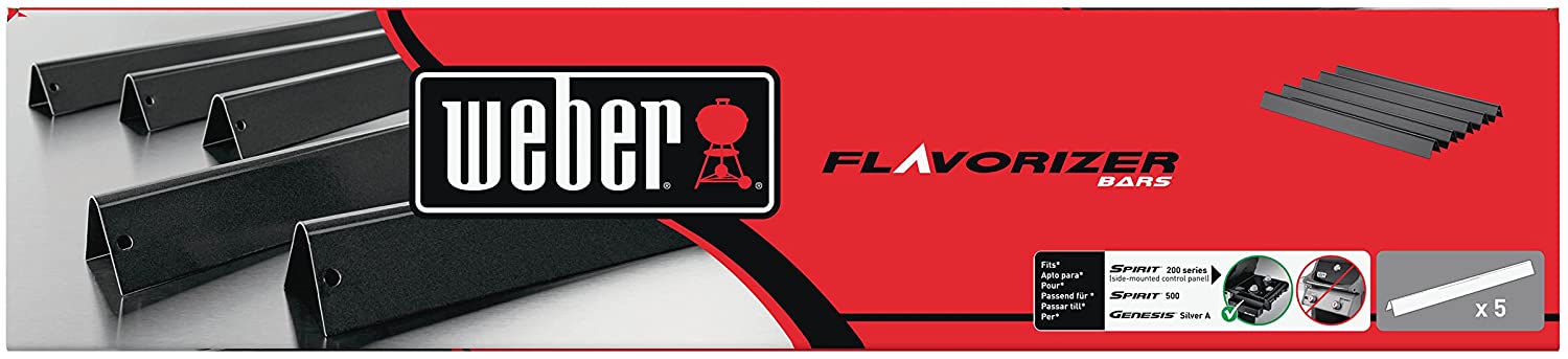 Weber 7534  Gas Grill Flavorizer Bars (21.5 x 1.7 x 1.7)