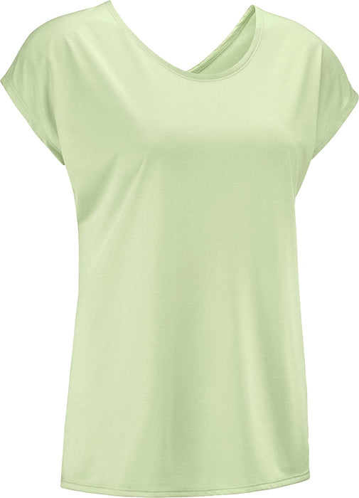 Salomon Women's Standard Comet Short Sleeve TEE W, black/ebony/Heather