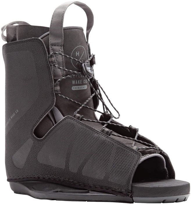 Hyperlite Frequency Mens Wakeboard Bindings Black (6-12)