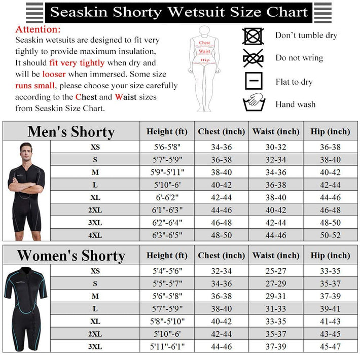 Mens 3mm Shorty Wetsuit Womens