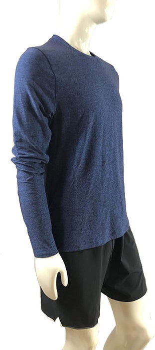 Lululemon Surge Warm LS - HEMR/BLK (Heathered Moroccan/Black)