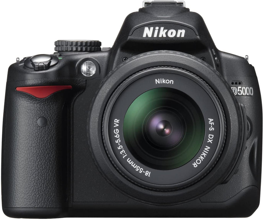 Nikon D5000 DSLR Camera with 18-55mm f/3.5-5.6G VR and 55-200mm f/4-5.6G VR Lenses (OLD MODEL)