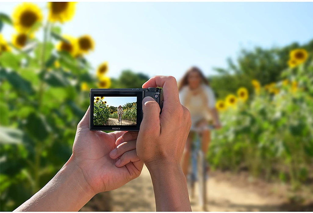 Sony Cyber-Shot DSC-RX100 V 20.1 MP Digital Still Camera with 3" OLED, flip Screen, WiFi