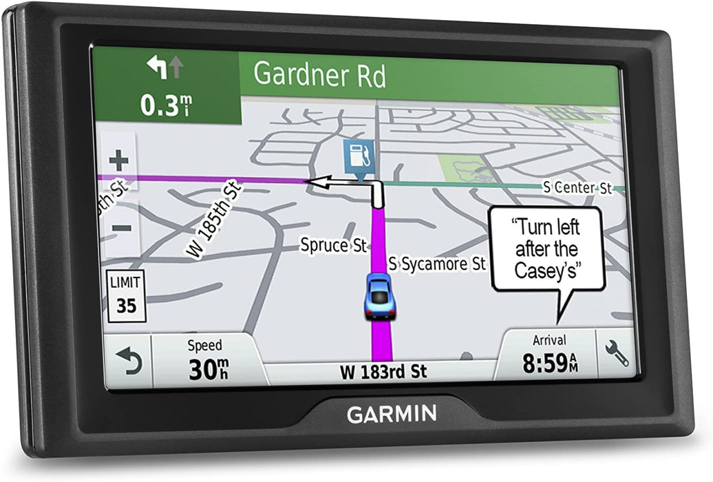 Garmin Drive 50 USA + CAN LMT GPS Navigator System with Lifetime Maps and Traffic, Driver Alerts, Direct Access