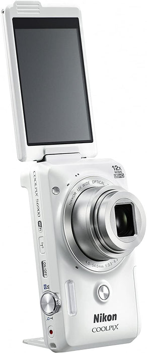 Nikon COOLPIX S6900 16MP Digital Camera with 12x Zoom, Natural White (International Version, No Warranty)