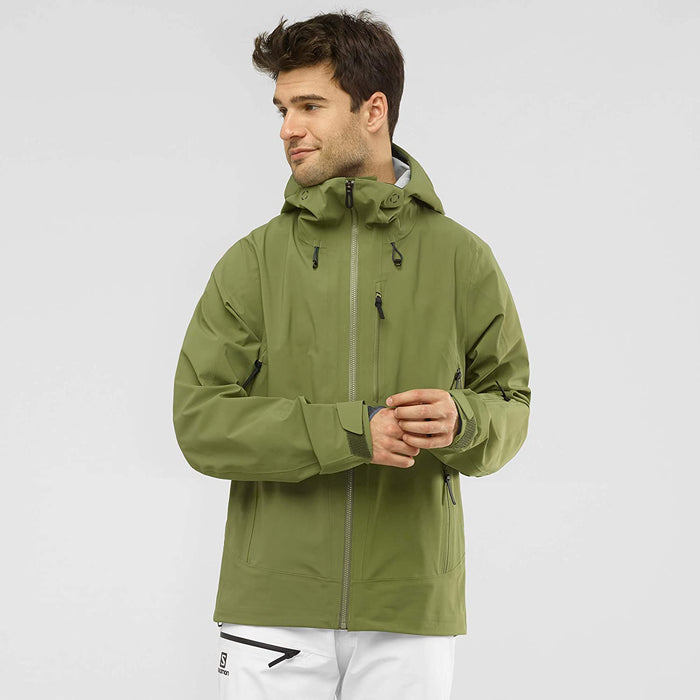 Salomon Outlaw 3L Jacket - Men's Martini Olive, XL