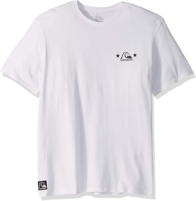 Quiksilver Men's Black Stars Short Sleeve Tee