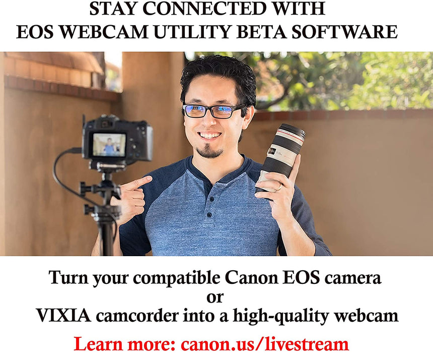 Canon EOS M50 Mirrorless Digital 4K Vlogging Camera with Dual Pixel CMOS Autofocus, DIGIC 8 Image Processor, Built-in Wi-Fi, NFC and Bluetooth technology, Body