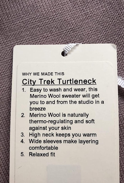 Lululemon City Trek Turtleneck - SBLH (Smoky Blush)