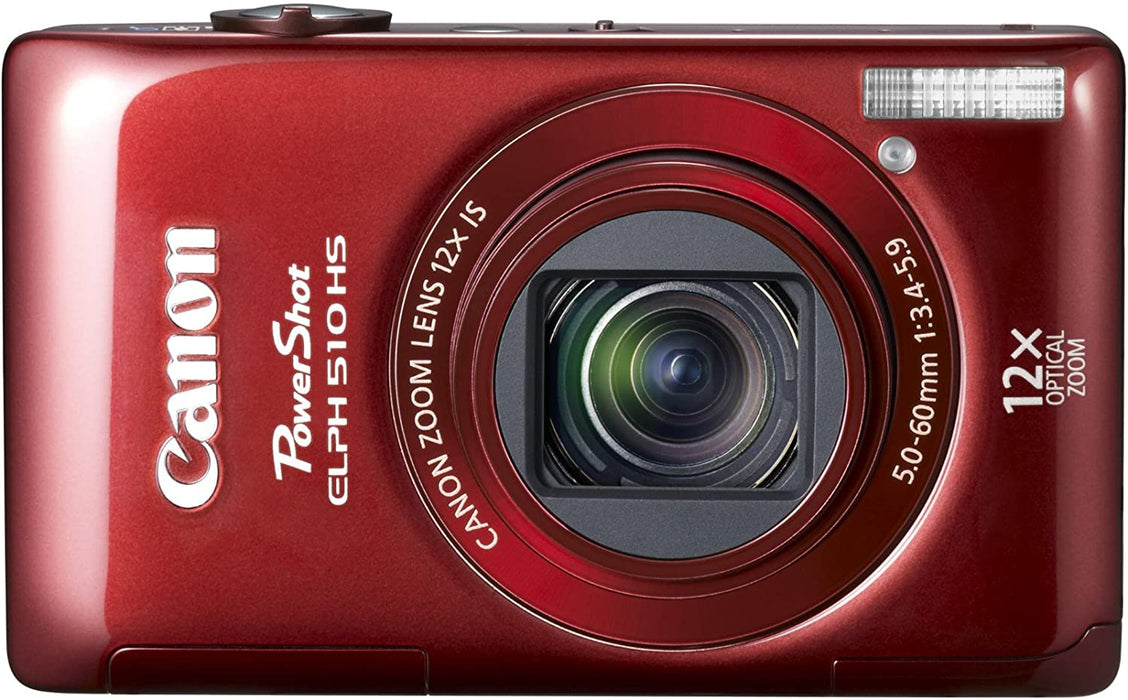 Canon PowerShot ELPH 510 HS 12.1 MP CMOS Digital Camera with Full HD Video and Ultra Wide Angle Lens (Black)